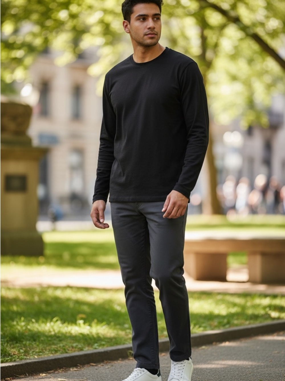 Patagonia Black Long Sleeve Crewneck Shirt